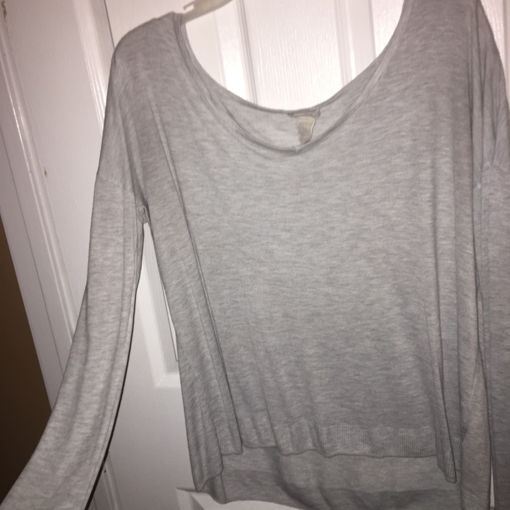 H&M loose fit sweater light grey